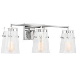 Visual Comfort Studio  Crofton 3 - Light Vanity  A19  24"  Chrome