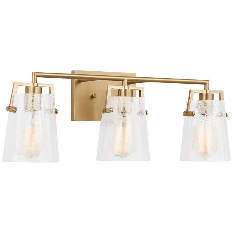 Image 1 Visual Comfort Studio Crofton 3 - Light Vanity A19 24" Satin Brass