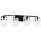 Visual Comfort Studio Crofton 4 - Light Vanity A19 33.37" Black