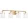 Visual Comfort Studio Crofton 4 - Light Vanity A19 33.37" Chrome