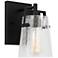 Visual Comfort Studio Crofton Small Sconce A19 5.25" Black