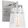 Visual Comfort Studio Crofton Small Sconce A19 5.25" Brushed Nickel