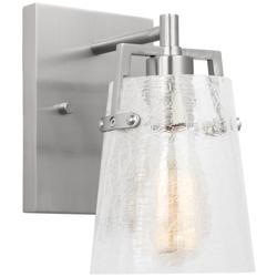 Visual Comfort Studio  Crofton Small Sconce  A19  5.25"  Brushed Nickel