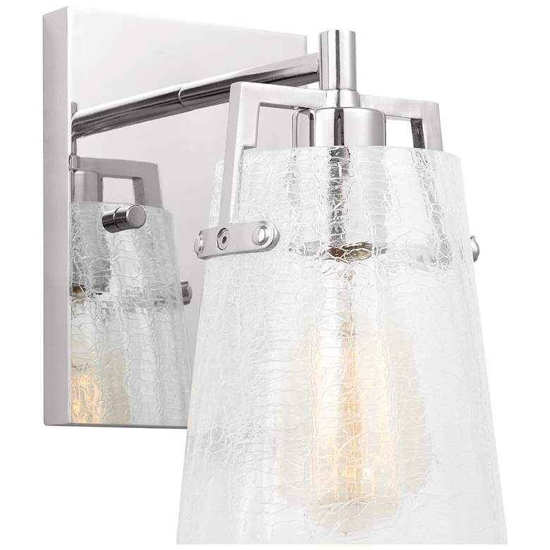 Image 1 Visual Comfort Studio Crofton Small Sconce A19 5.25" Chrome