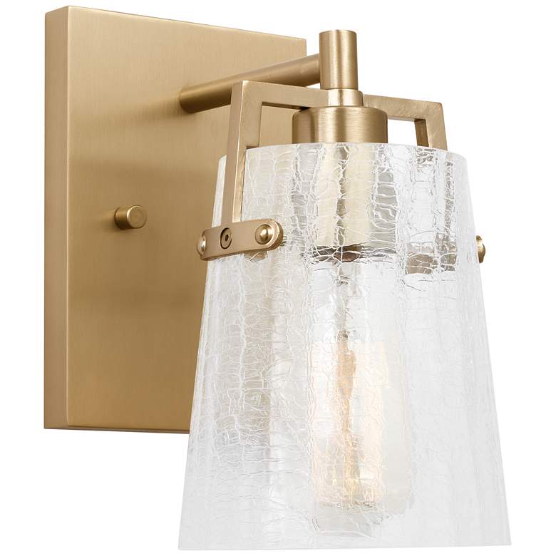 Image 1 Visual Comfort Studio Crofton Small Sconce A19 5.25" Satin Brass