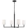 Visual Comfort Studio  Danica Large Chandelier  Torpedo  36"  Aged Iron