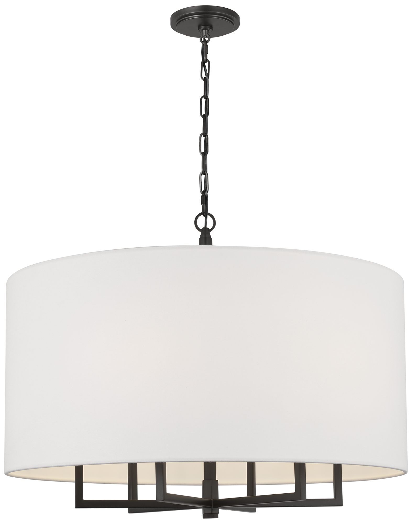 Visual Comfort Studio  Danica Large  Shade  Torpedo  25"  Aged Iron