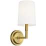 Visual Comfort Studio  Danica Small Sconce  Torpedo  5"  Burnished Brass