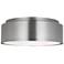 Visual Comfort Studio Dartmore Medium Flush Mount A19 15" Brushed Nickel