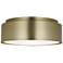 Visual Comfort Studio Dartmore Medium Flush Mount A19 15" Satin Brass