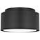 Visual Comfort Studio Dartmore Small Flush Mount A19 10" Black