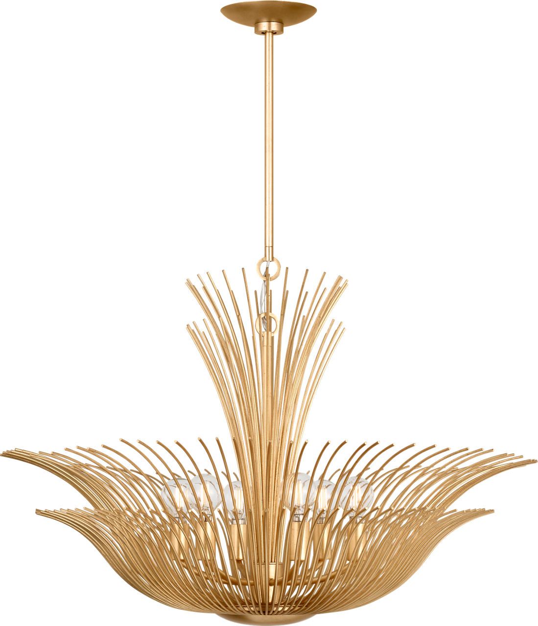 Image 4 Visual Comfort Studio Dorelle 28 Chandelier Gild B11 more views