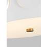 Thumbnail3 of Visual Comfort Studio Dottie Burnished Brass Ceiling Lights 2 Med A19 60 more views