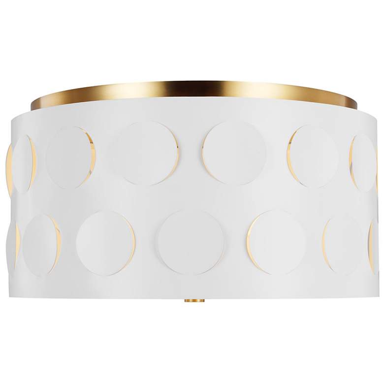 Image 1 Visual Comfort Studio Dottie Burnished Brass Ceiling Lights 3 Med A19 60
