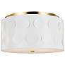 Thumbnail4 of Visual Comfort Studio Dottie Burnished Brass Ceiling Lights 3 Med A19 60 more views