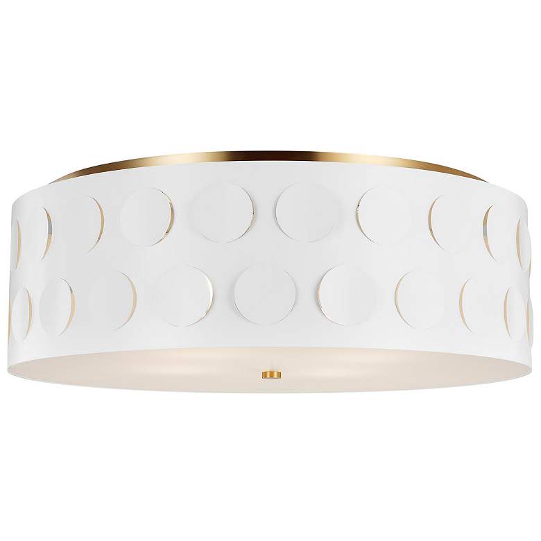 Image 3 Visual Comfort Studio Dottie Burnished Brass Ceiling Lights 4 Med A19 60 more views