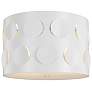 Thumbnail2 of Visual Comfort Studio Dottie Matte White Ceiling Lights 2 Medium A19 60w more views