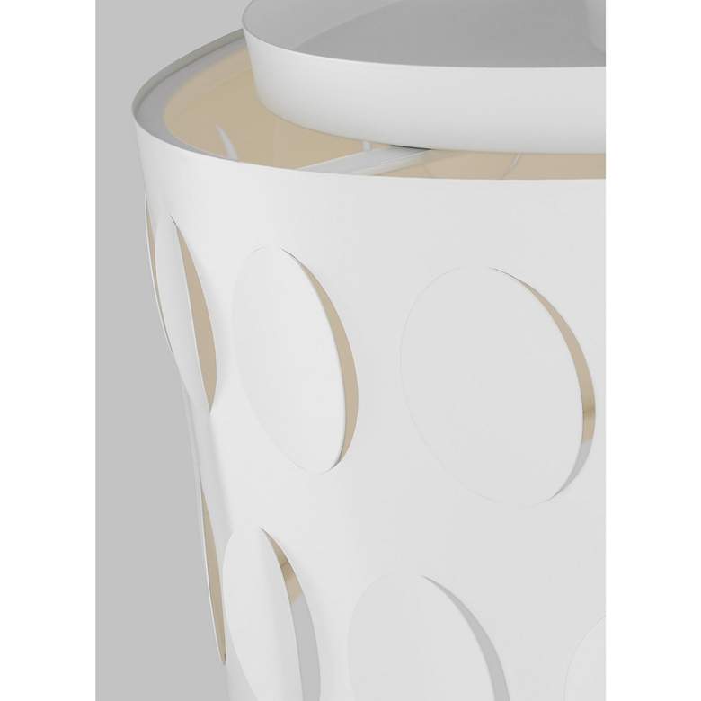 Image 2 Visual Comfort Studio Dottie Matte White Ceiling Lights 4 Medium A19 60w more views