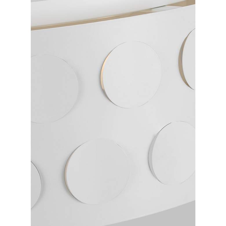 Image 3 Visual Comfort Studio Dottie Matte White Ceiling Lights 4 Medium A19 60w more views
