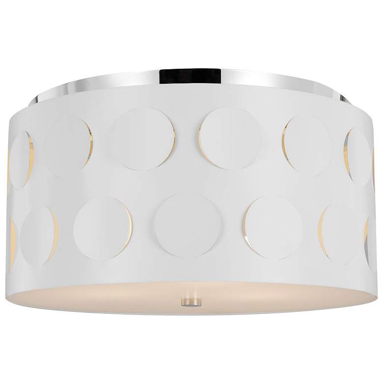 Image 2 Visual Comfort Studio Dottie Polished Nickel Ceiling Lights 3 Med A19 60 more views
