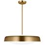 Thumbnail1 of Visual Comfort Studio Draper Burnished Brass Pendant 3 E26 Medium A19 40w