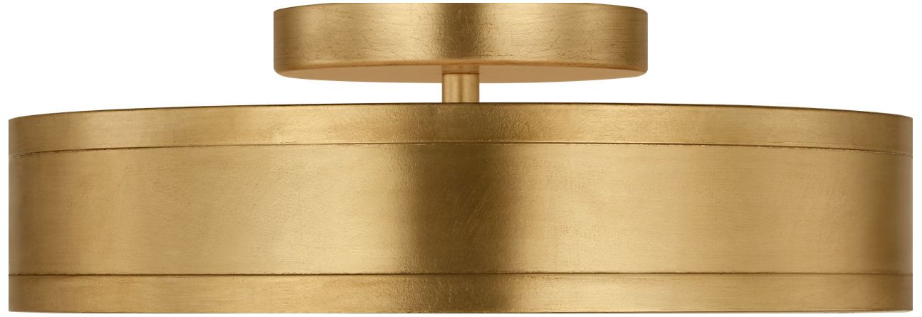 Visual Comfort Studio Dupont 12 Round Semi Flush Gild LED