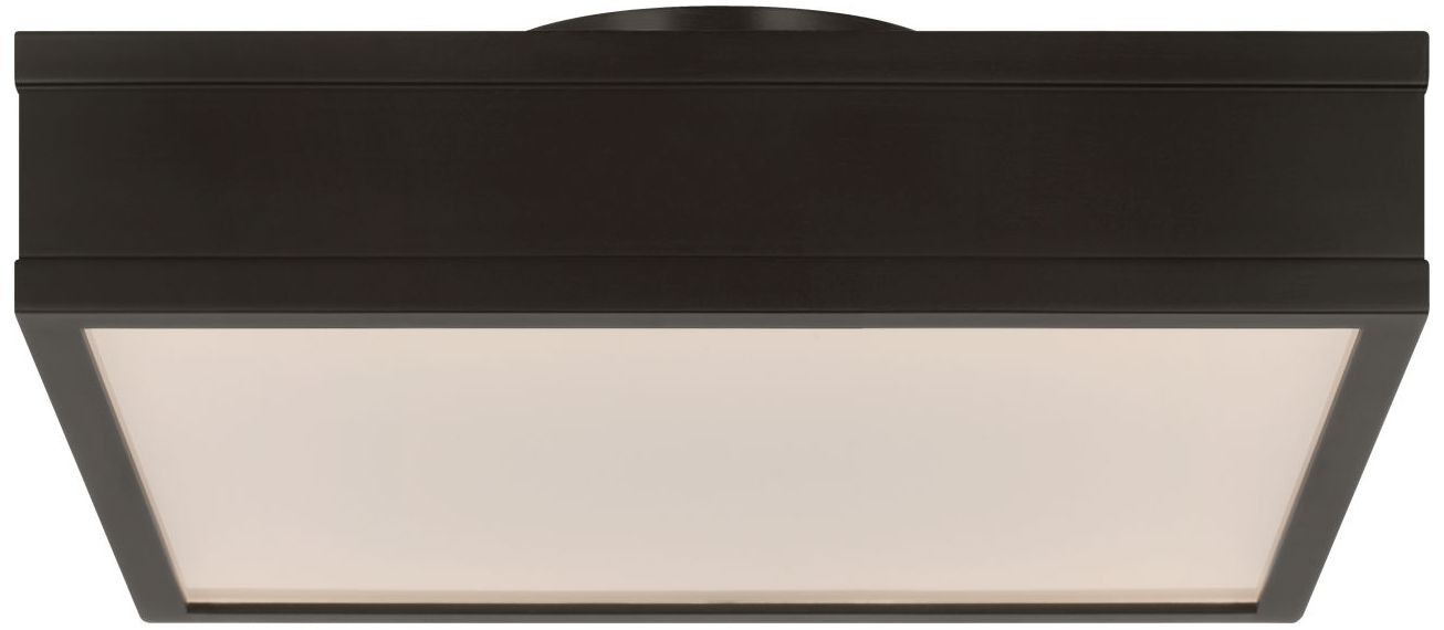 Image 5 Visual Comfort Studio Dupont 12 Square Semi Flush Aged Iron LED more views