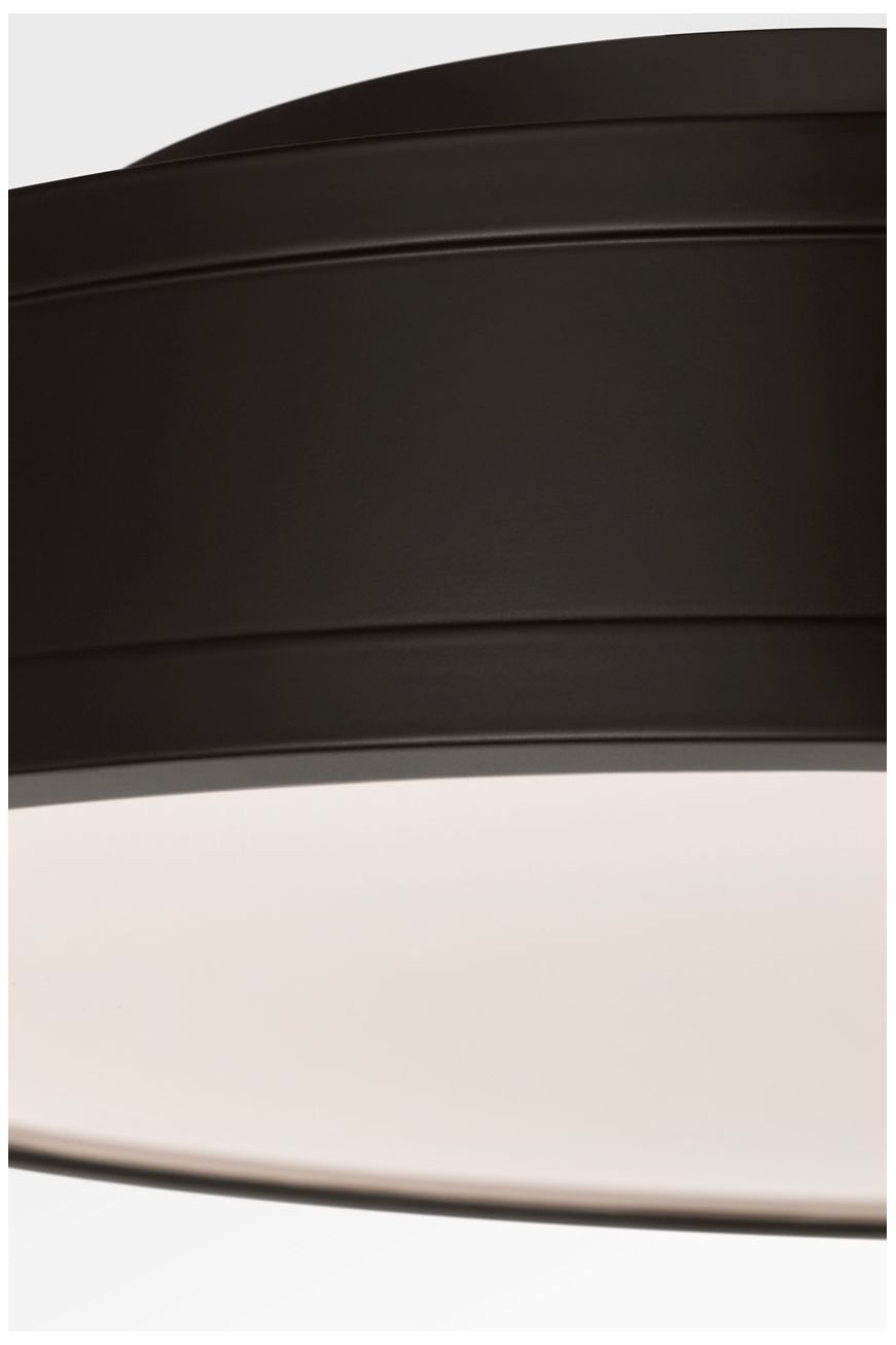 Image 3 Visual Comfort Studio Dupont 16 Round Semi Flush Aged Iron LED more views