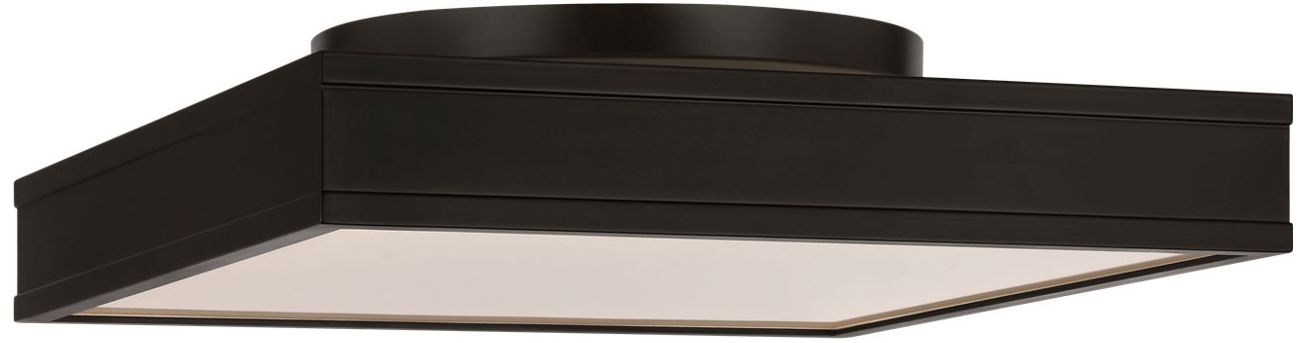 Image 2 Visual Comfort Studio Dupont 16 Square Semi Flush Aged Iron LED more views