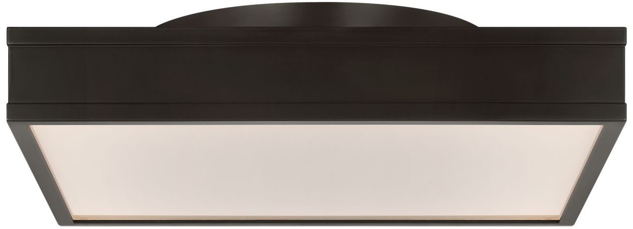 Image 5 Visual Comfort Studio Dupont 16 Square Semi Flush Aged Iron LED more views