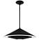 Visual Comfort Studio Echo Medium Pendant A19 24" Black