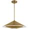 Visual Comfort Studio  Echo Medium Pendant  A19  24"  Burnished Brass