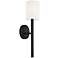 Visual Comfort Studio Egmont Tall Sconce A19 4.75" Black