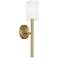 Visual Comfort Studio Egmont Tall Sconce A19 4.75" Satin Brass
