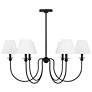 Visual Comfort Studio  Elsay Large Chandelier  Torpedo  36.37"   Black