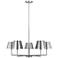 Visual Comfort Studio  Ender Medium Chandelier  A19  32.62"  Brushed Nickel