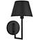 Visual Comfort Studio Ender Small Sconce A19 7" Black