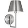 Visual Comfort Studio Ender Small Sconce A19 7" Brushed Nickel