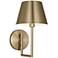 Visual Comfort Studio Ender Small Sconce A19 7" Satin Brass