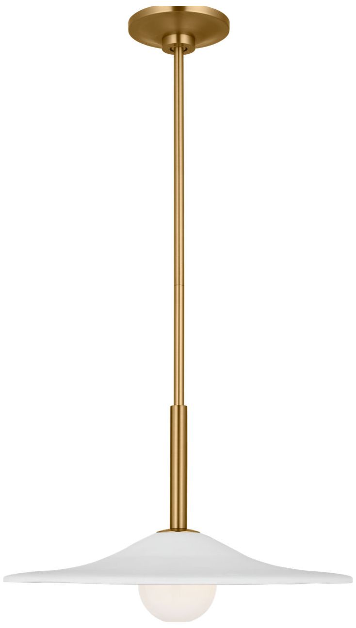 Visual Comfort Studio Endicott 16 Pendant Burnished Brass LEDBi-Pin