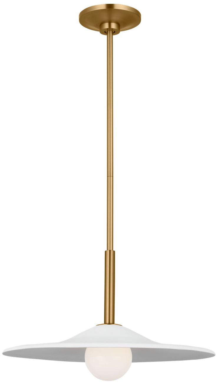 Image 4 Visual Comfort Studio Endicott 16 Pendant Burnished Brass LEDBi-Pin more views