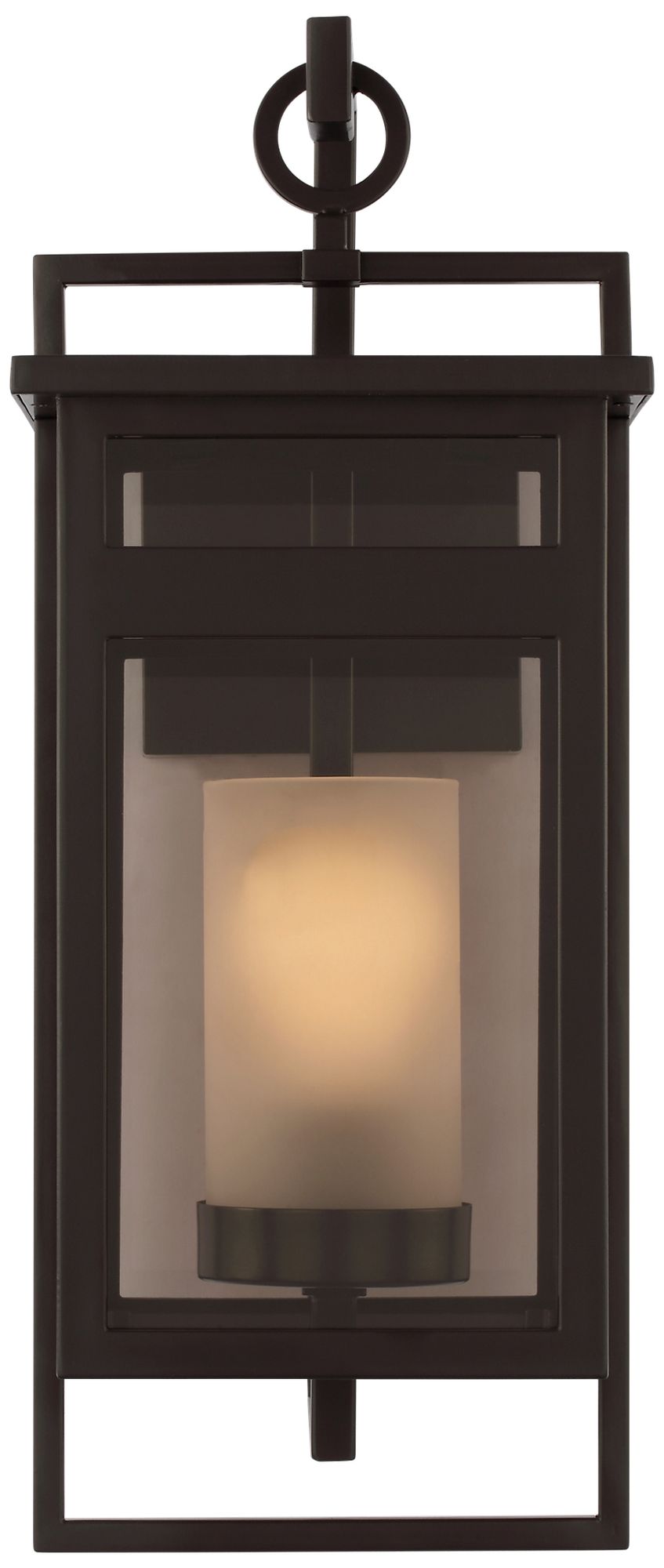 Image 3 Visual Comfort Studio  Fairhaven 15" Wall Lantern  E12    Truffle more views