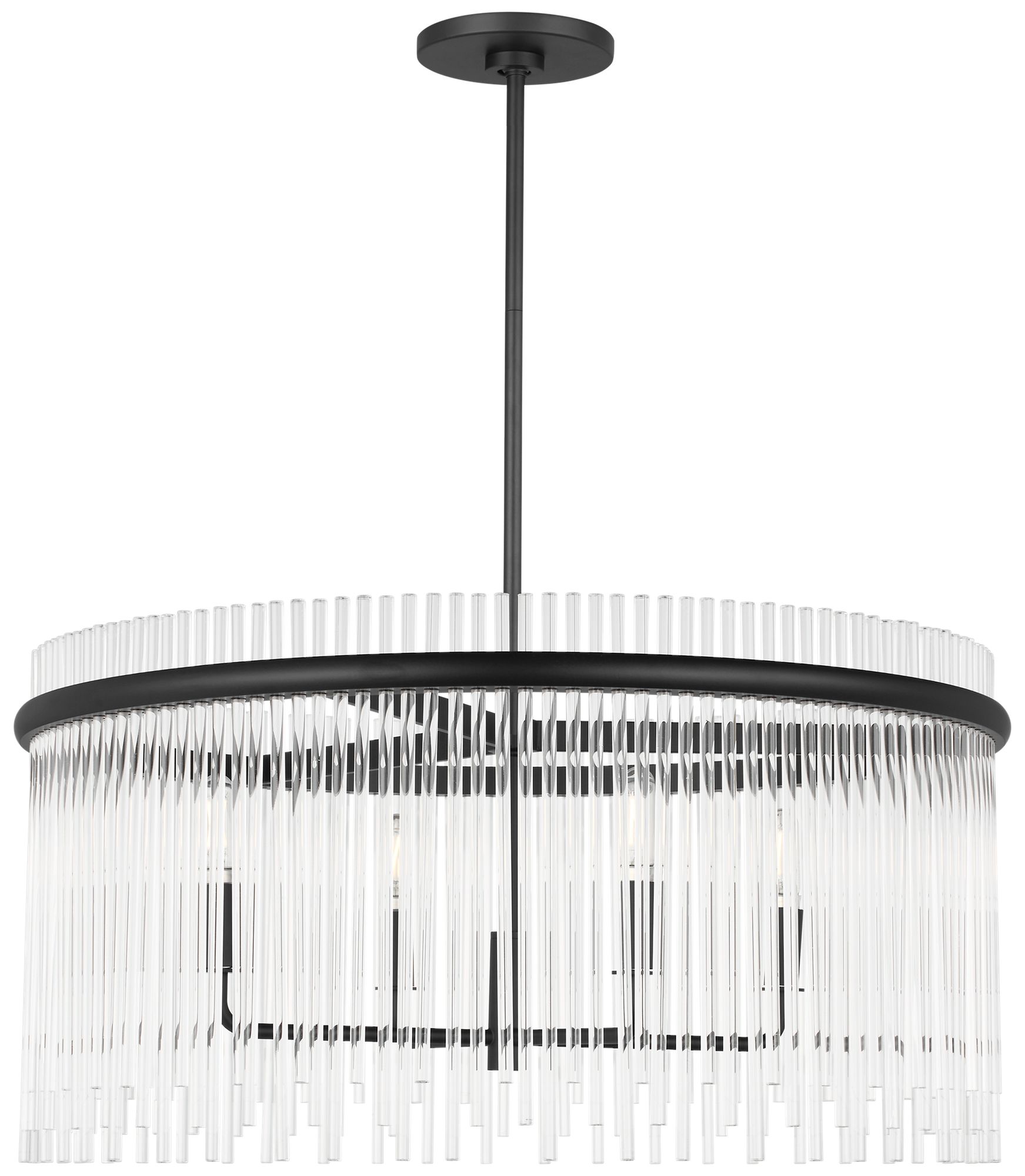 Image 2 Visual Comfort Studio  Finley 24" Chandelier  B11     Black more views