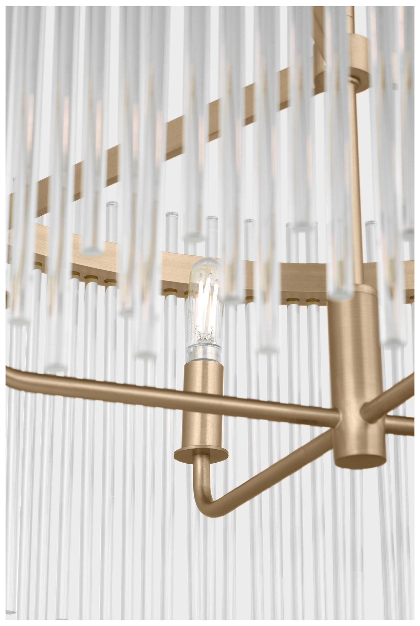 Image 4 Visual Comfort Studio  Finley 24" Chandelier  B11    Satin Brass more views