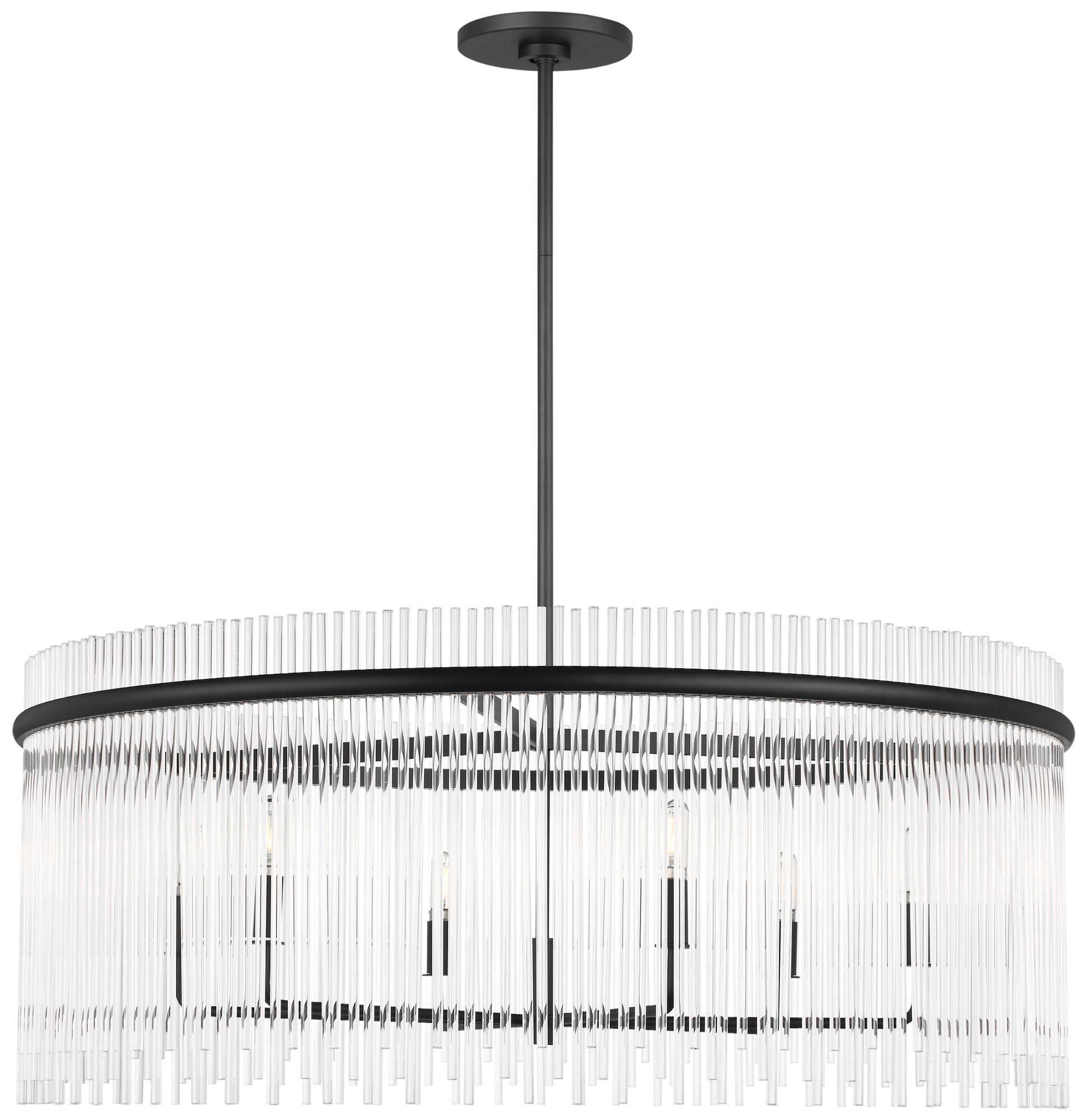 Image 2 Visual Comfort Studio  Finley 36" Chandelier  B11     Black more views