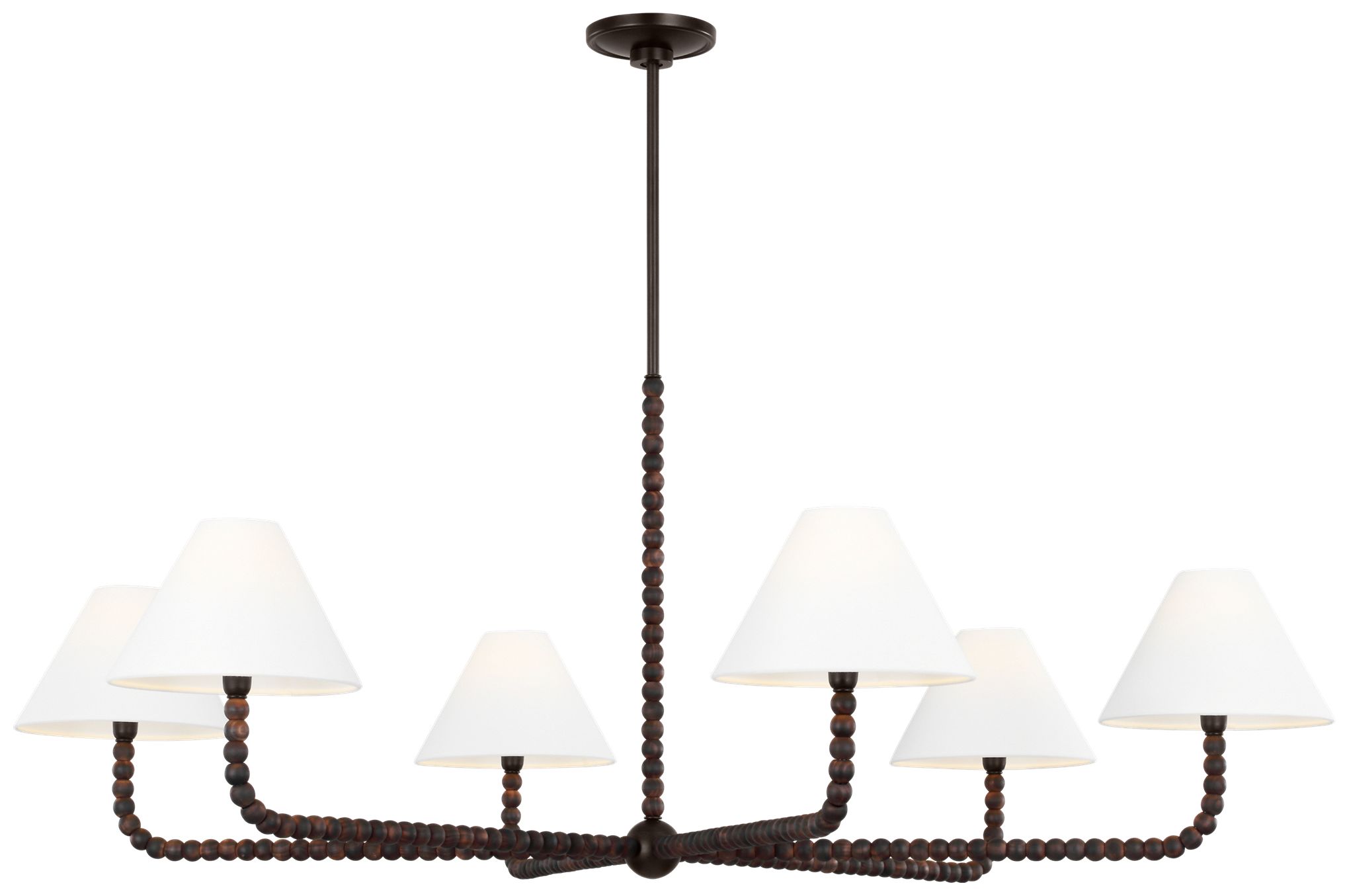 Visual Comfort Studio  Fiona 50" Chandelier  B11    Aged Iron