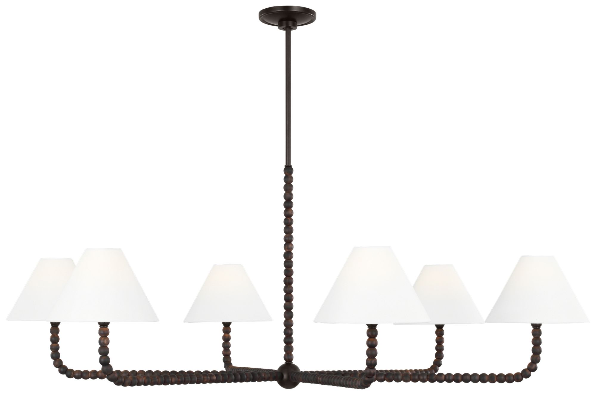 Image 2 Visual Comfort Studio  Fiona 50" Chandelier  B11    Aged Iron more views