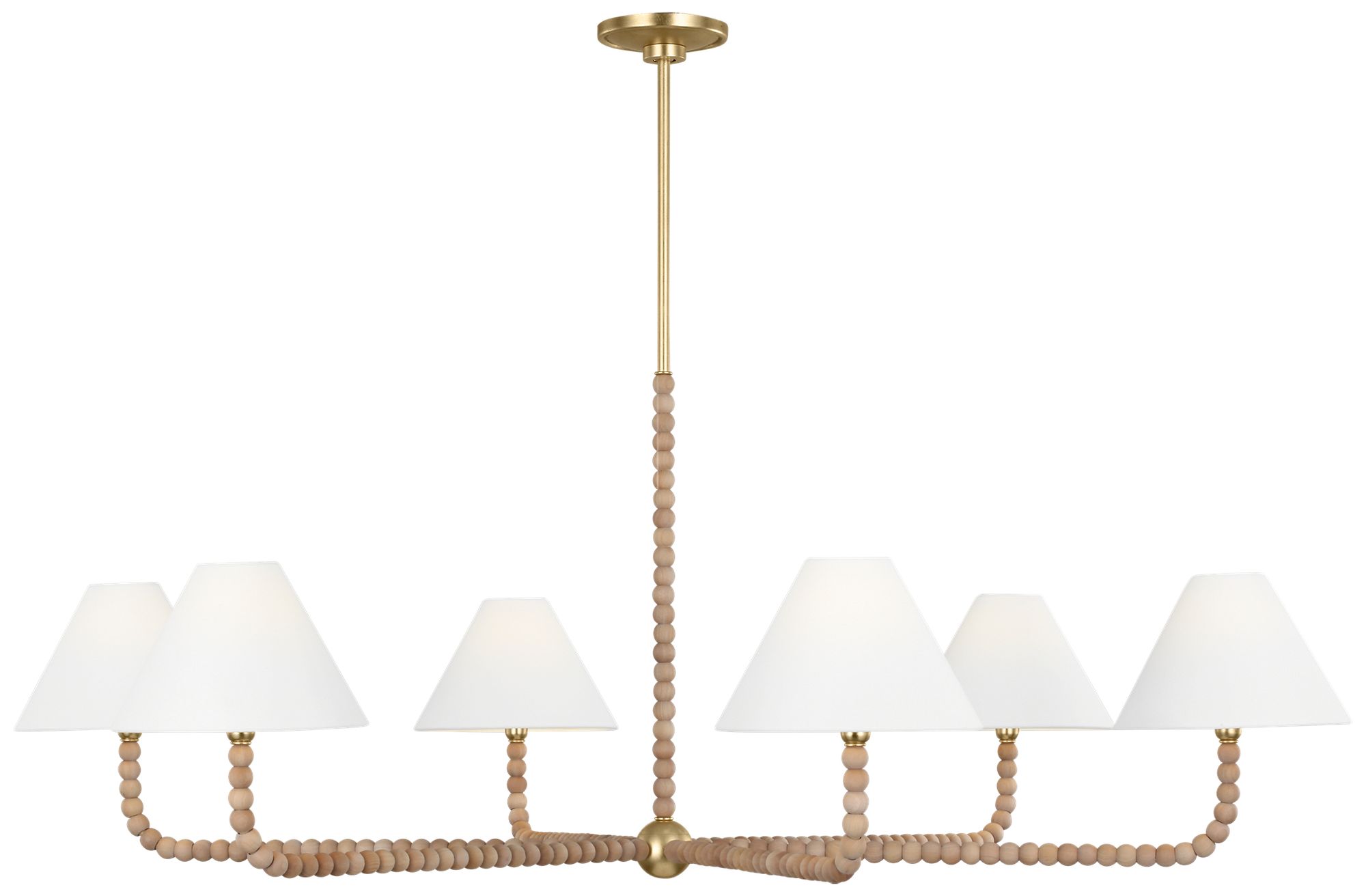 Image 2 Visual Comfort Studio  Fiona 50" Chandelier  B11    Gild more views