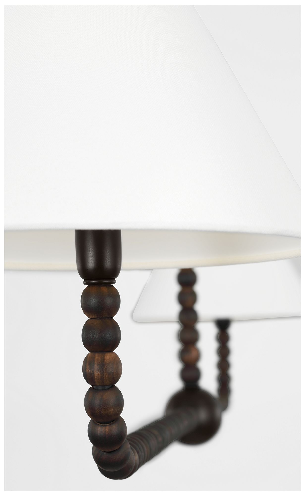 Image 3 Visual Comfort Studio  Fiona 61" Linear Chandelier  E12    Aged Iron more views
