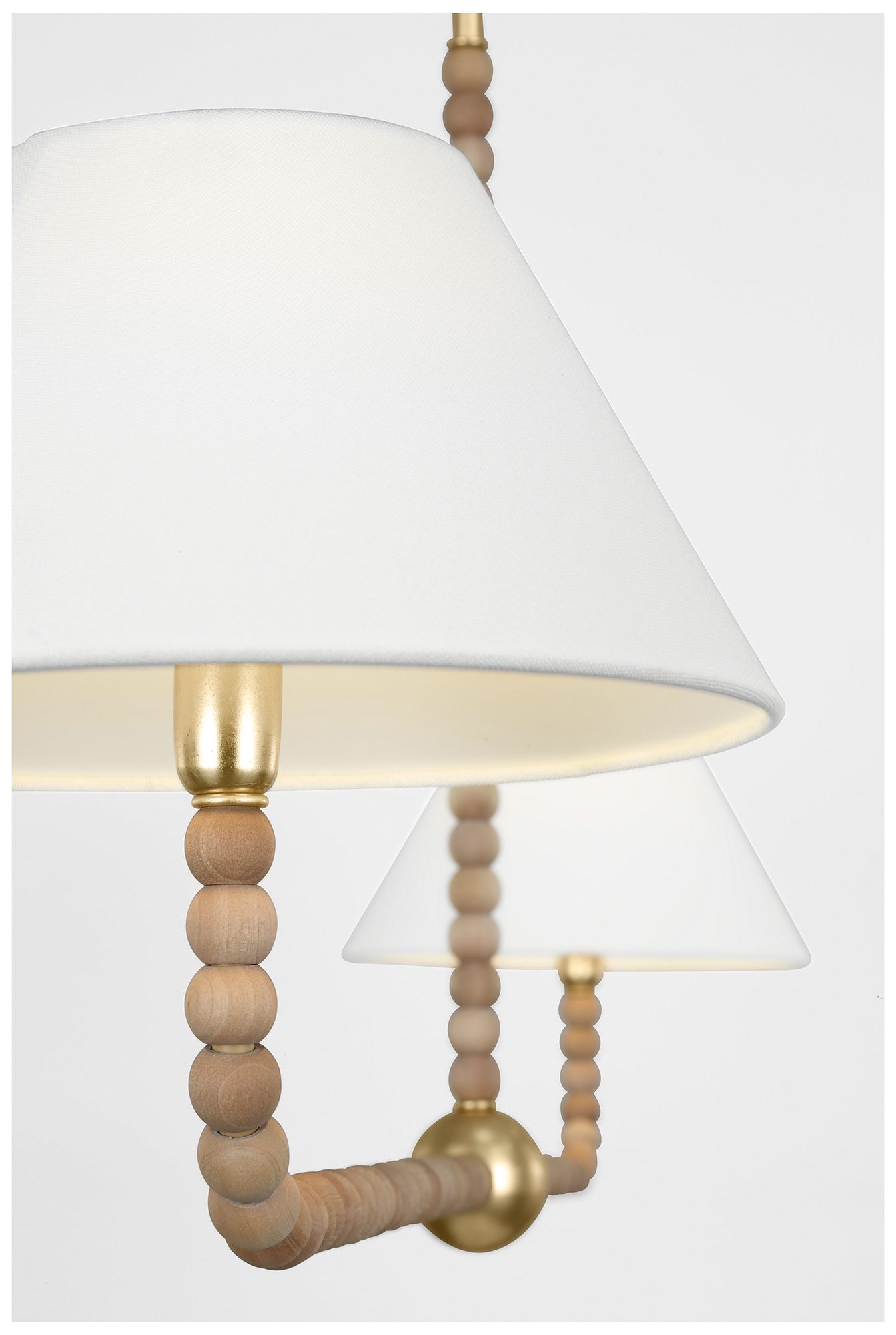 Image 4 Visual Comfort Studio  Fiona 61" Linear Chandelier  E12    Gild more views